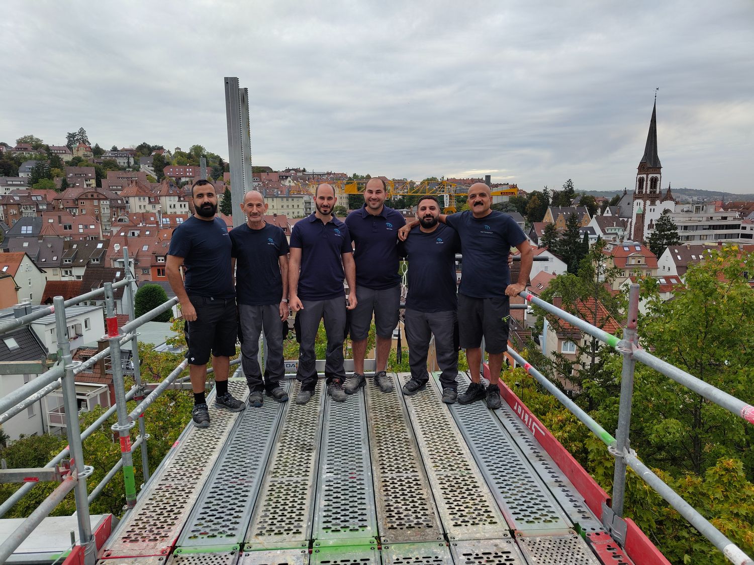 Das SOMO-Team hoch über den Dächern von Stuttgart